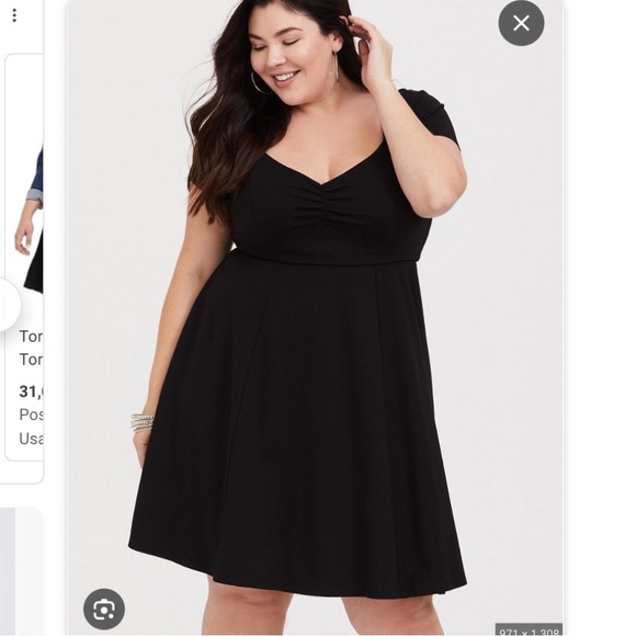 🌼FOR BUNDLE ONLY🌼Torrid V-neck Dress - Picture 1 of 15